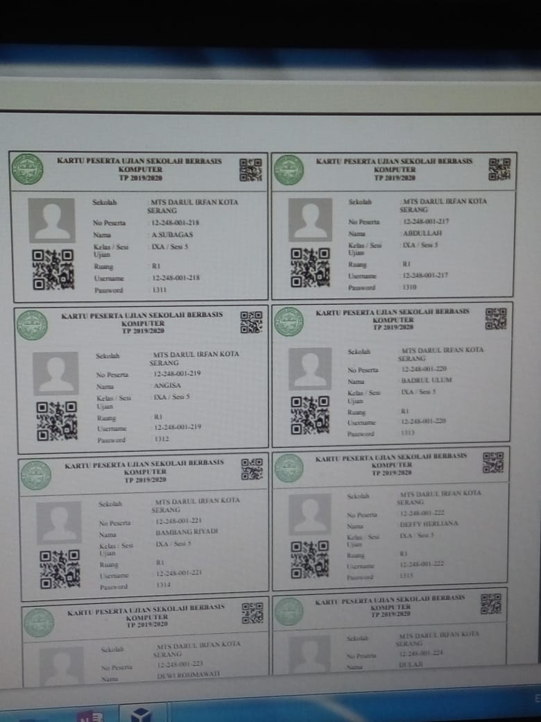 Uts Pts Di Mts Darul Irfan Sudah Berbasis Aplikasi Komputer Yayasan Darul Irfan Banten